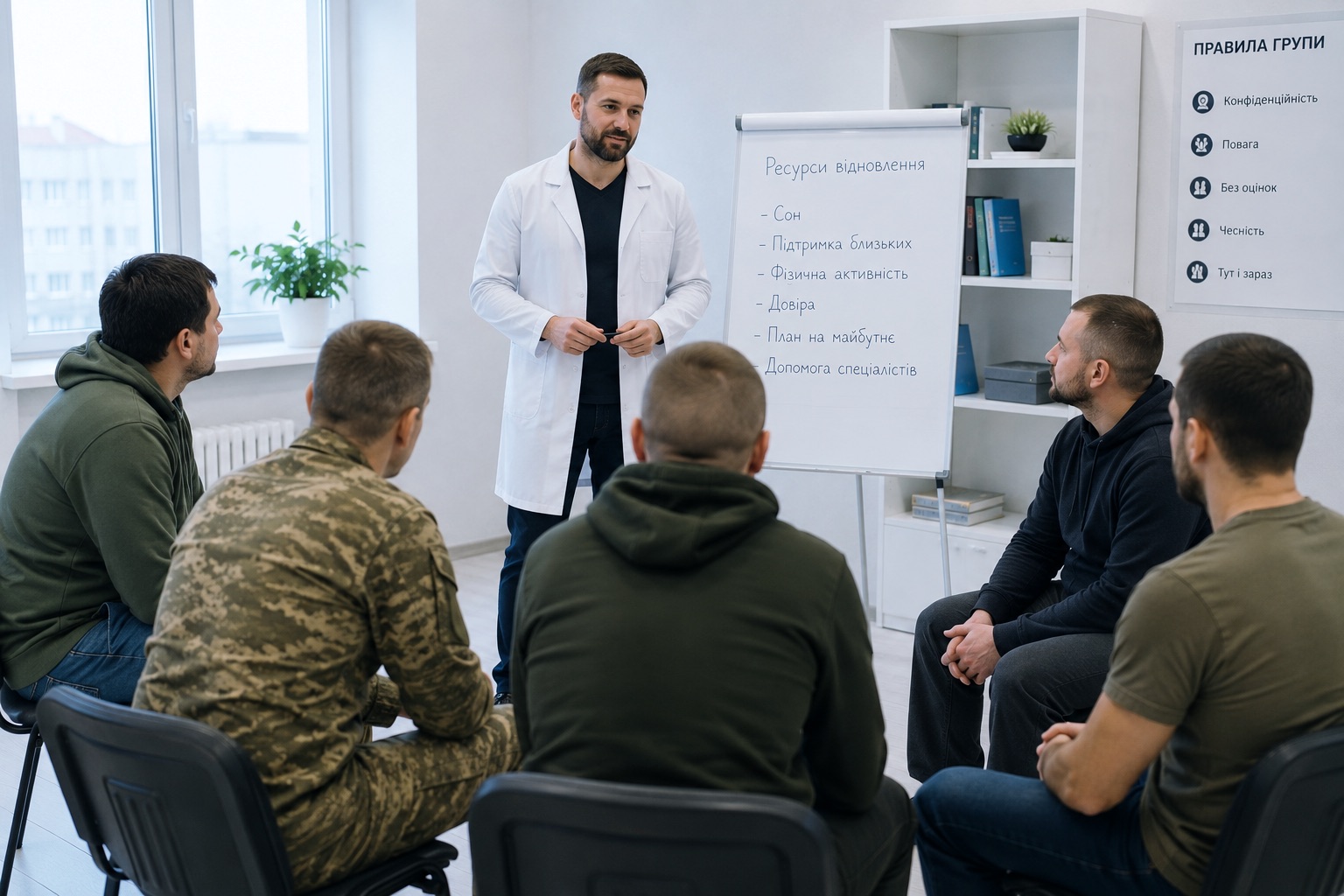 Психосоціальна реабілітація військових у Харкові в центрі «Рехаб-Схід»
